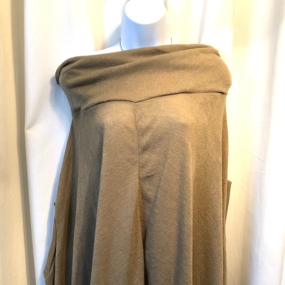 Off Shoulder Sweater Poncho